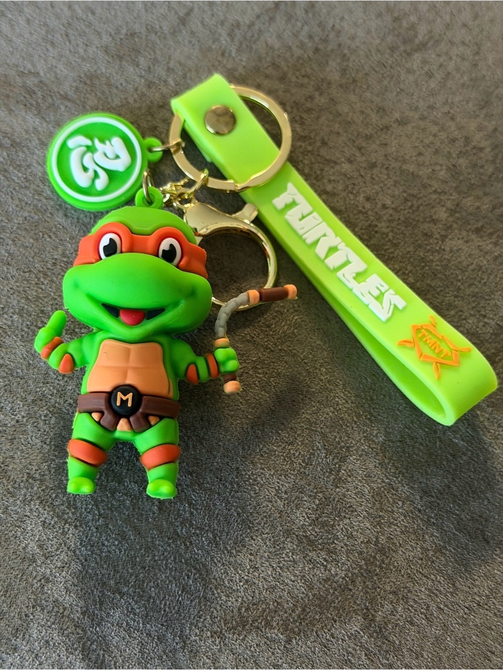 Turtal Keychains  with wristlets B15